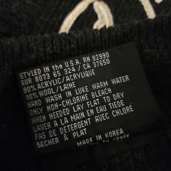 Vintage x 90s “made in Korea” Karl Kani Jean Oversize Sweater - Picture 7 of 9